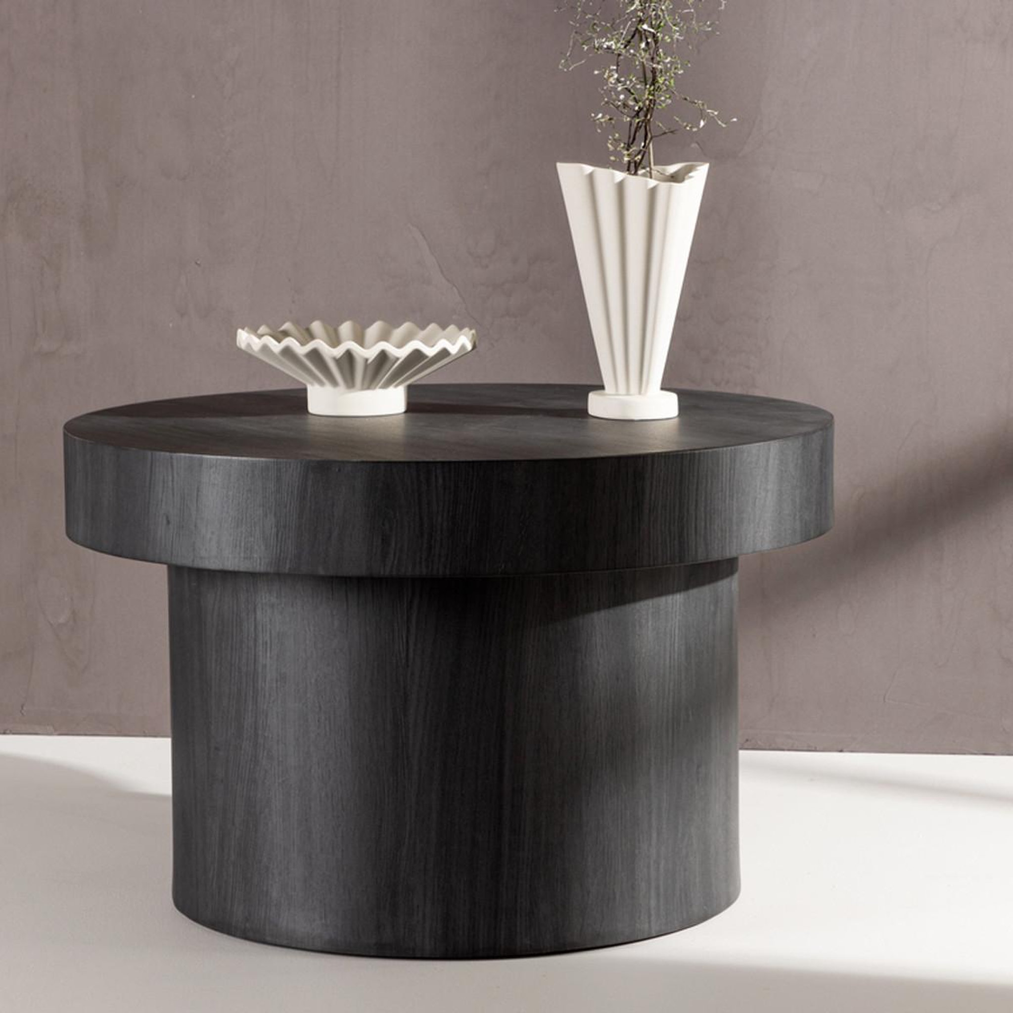 Voir la diapositive 2 : Paris Prix Table basse design  malung  80cm noir