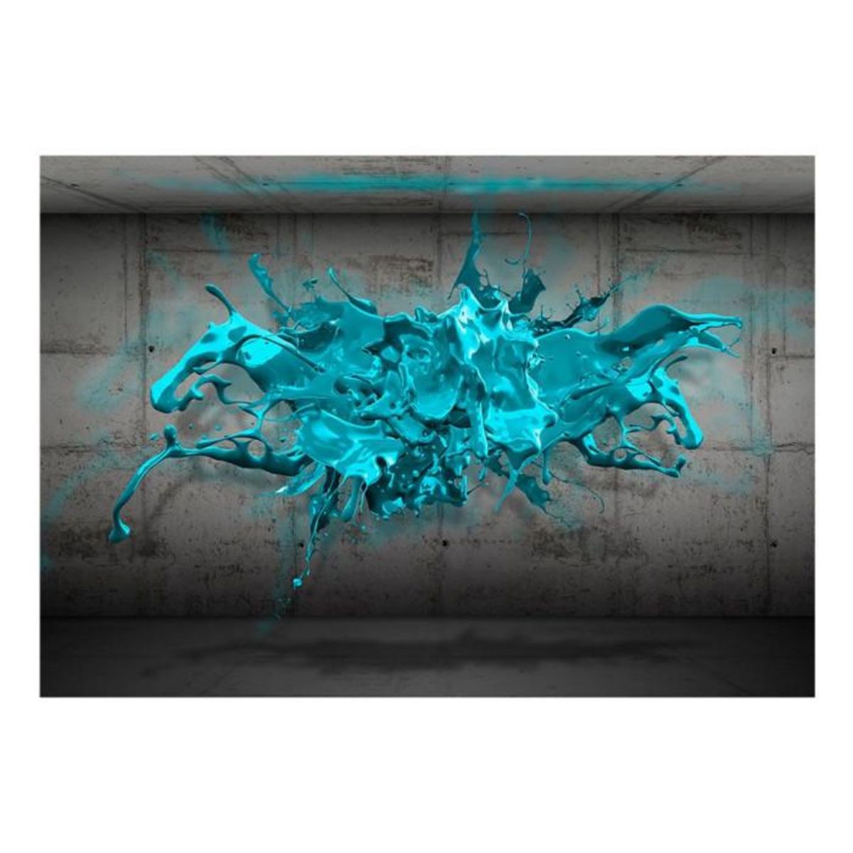 Paris Prix Papier Peint  Blue Ink Blot