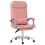Voir la diapositive 2 : VIDAXL Fauteuil de massage inclinable de bureau Rose Similicuir