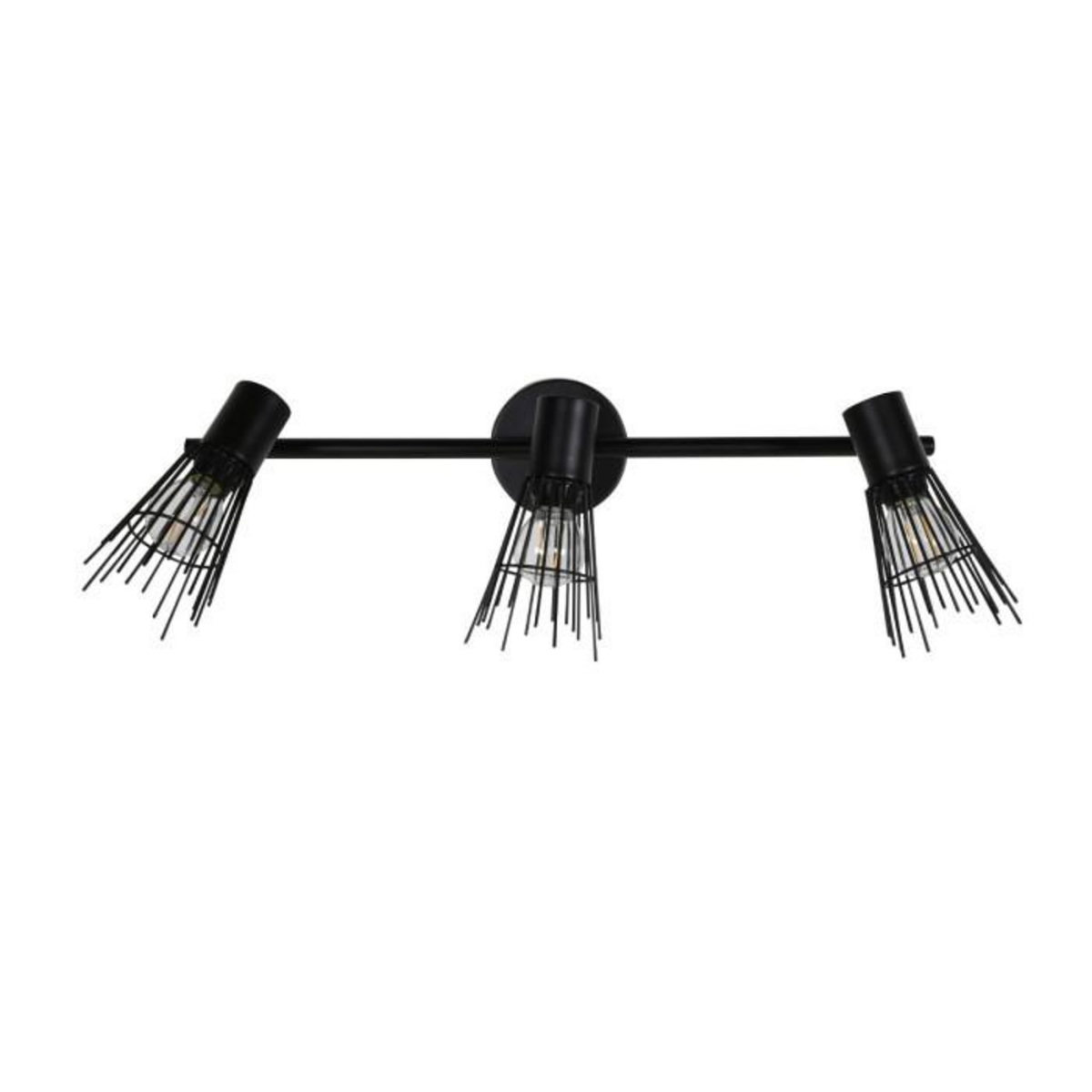 Paris Prix Plafonnier 3 Spots  Pico  24cm Noir