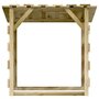 Voir la diapositive 3 : VIDAXL Pergola avec toit 100x90x100 cm Bois de pin impregne
