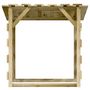 Voir la diapositive 3 : VIDAXL Pergola avec toit 100x90x100 cm Bois de pin impregne