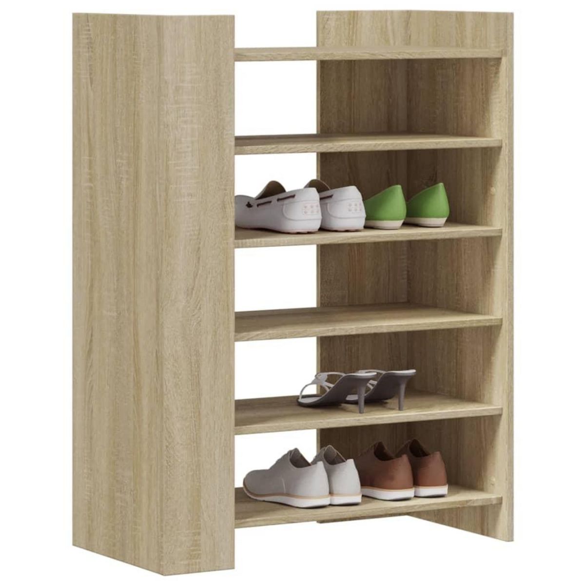 VIDAXL Armoire a chaussures chene sonoma 74,5x37,5x100 cm
