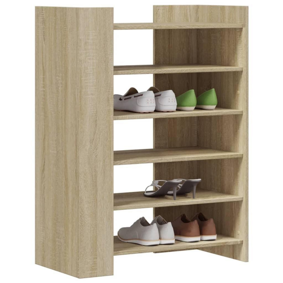 VIDAXL Armoire a chaussures chene sonoma 74,5x37,5x100 cm