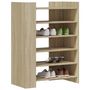Voir la diapositive 3 : VIDAXL Armoire a chaussures chene sonoma 74,5x37,5x100 cm