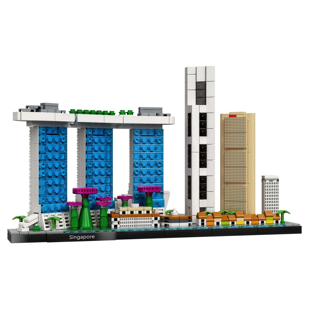 LEGO Architecture 21057 Singapour, Maquette à Construire, Set pour Adultes