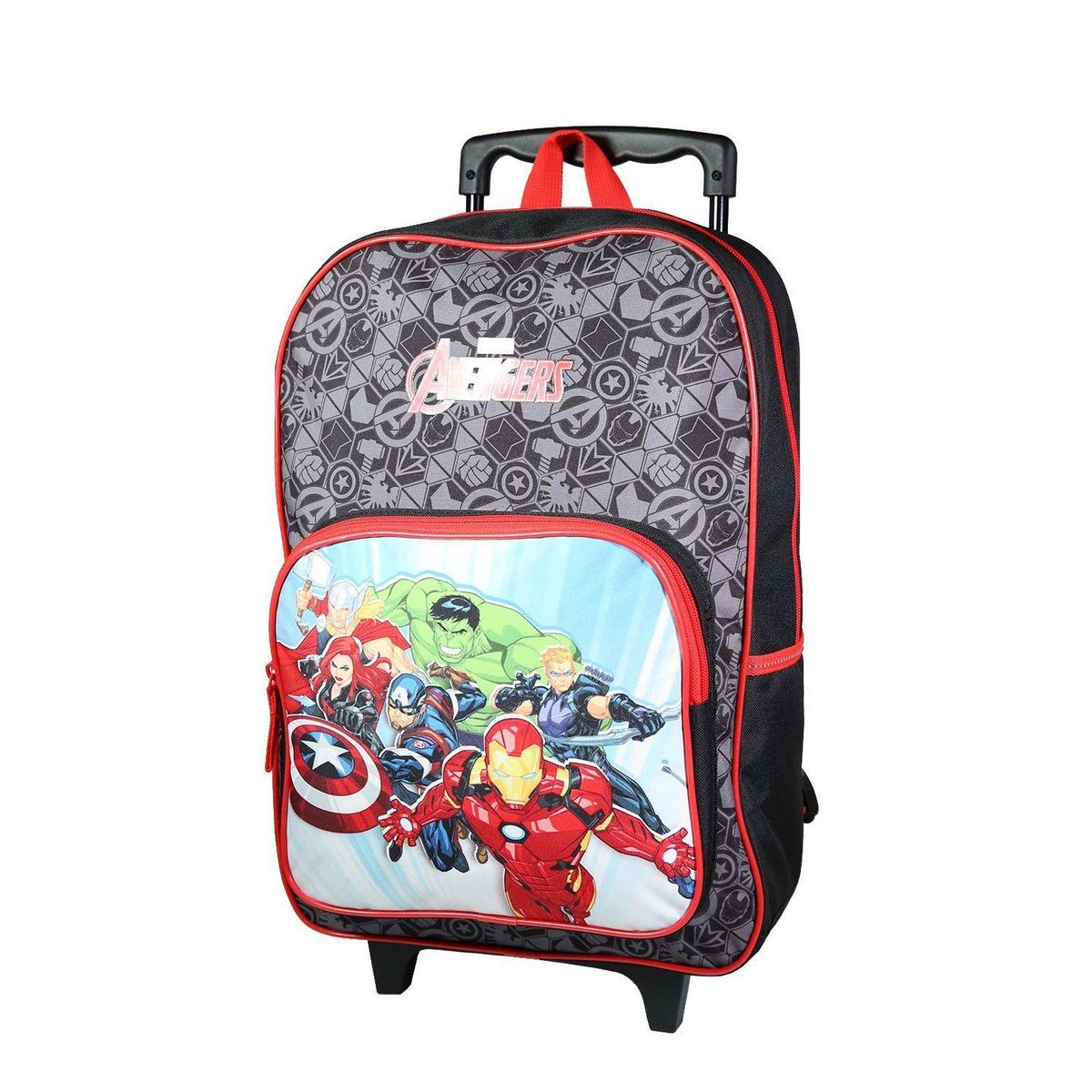 Bagtrotter BAGTROTTER Sac à dos à roulettes 41 cm Marvel Avengers Noir