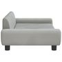 Voir la diapositive 4 : VIDAXL Canape pour enfants gris clair 100x54x33 cm velours