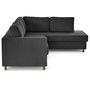 Voir la diapositive 5 : LISA DESIGN Jake - canapé déhoussable d'angle droit 5 places en velours côtelé