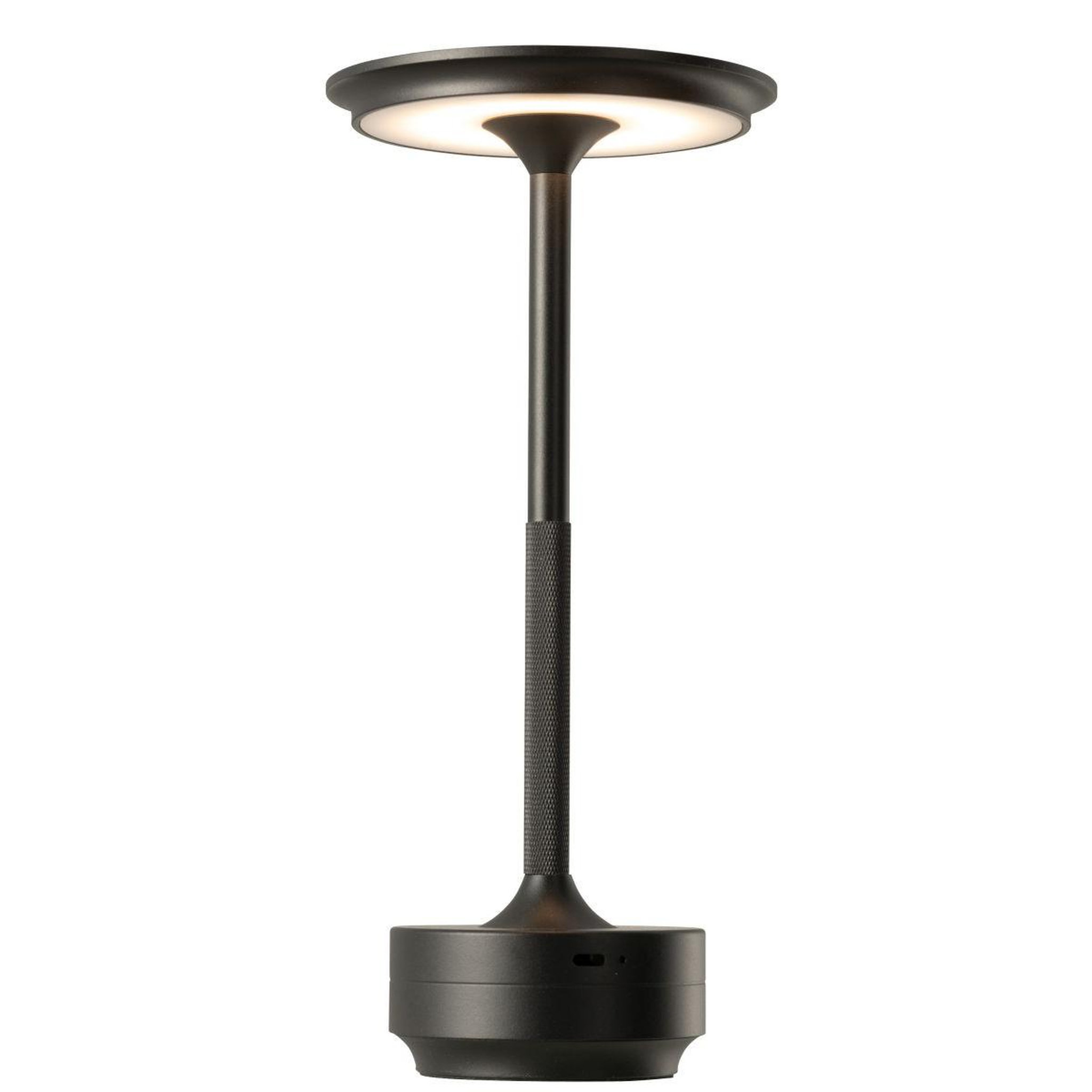 Voir la diapositive 3 : J-LINE Lampe à poser à led  touch  27cm noir