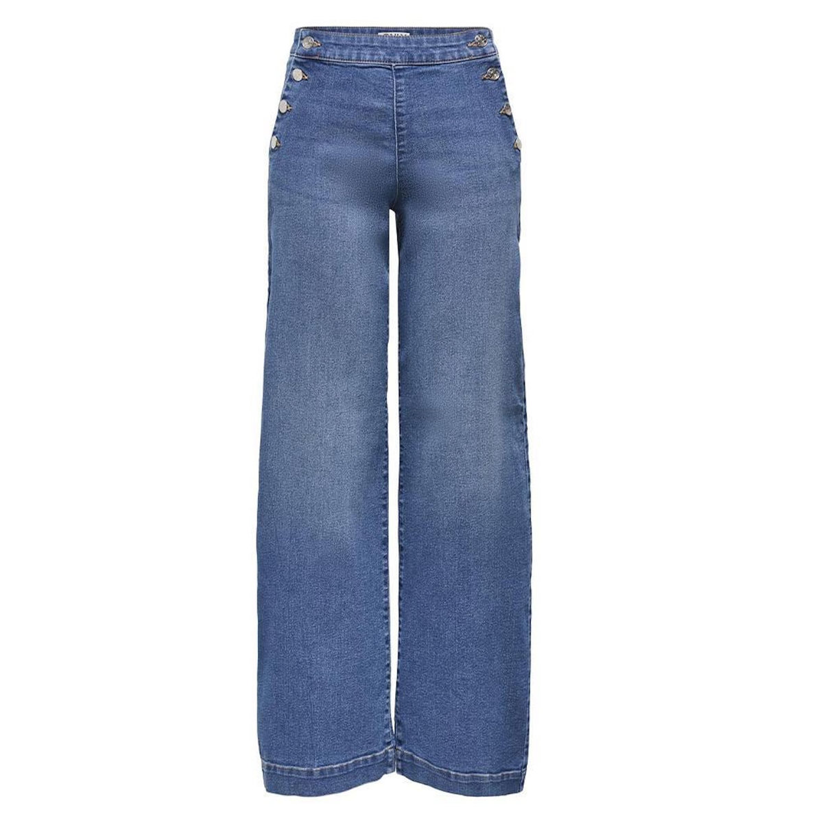 Only Jean Loose Bleu Moyen Femme Bleu Only Mollie