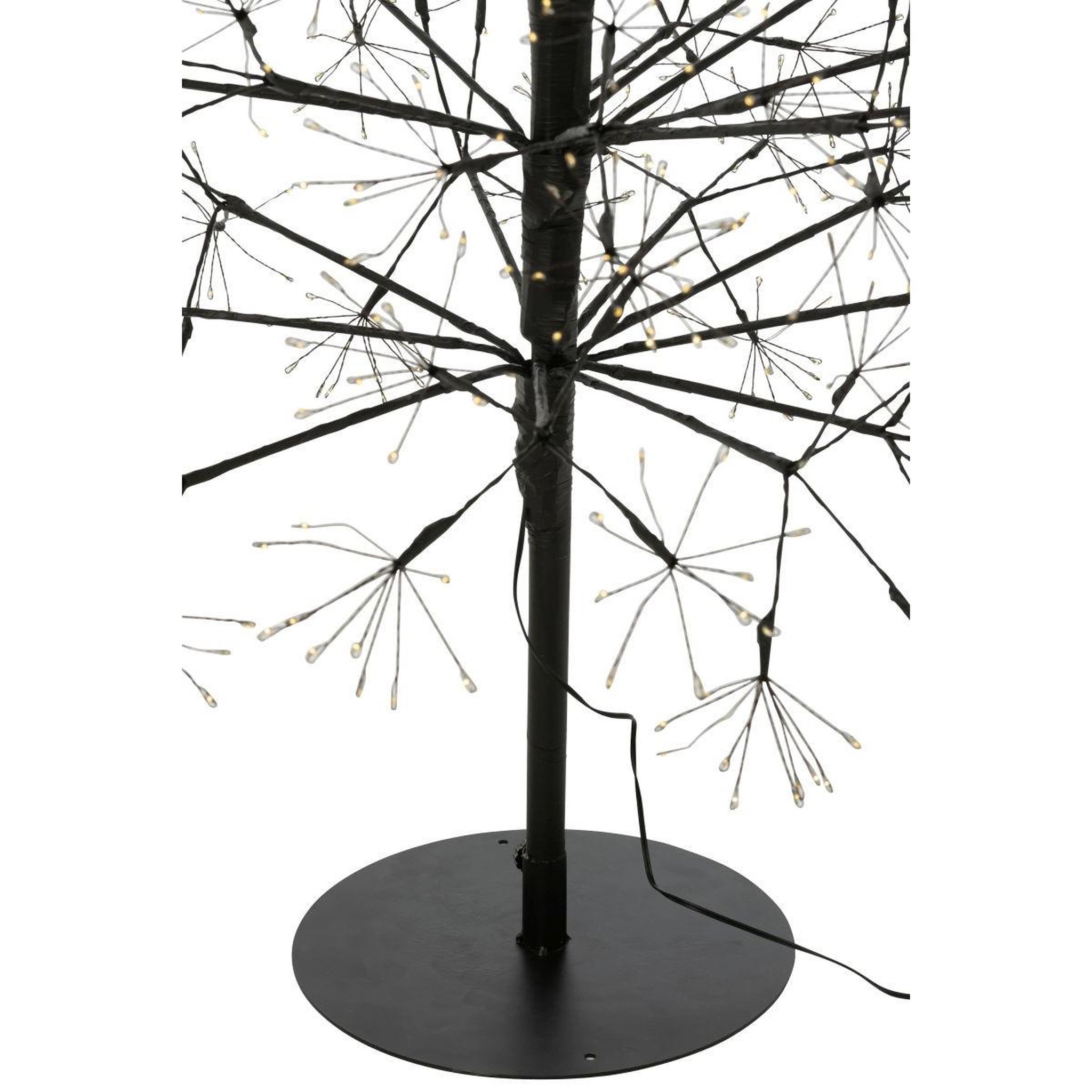 Voir la diapositive 4 : J-LINE Sapin à led en métal  grady  240cm noir