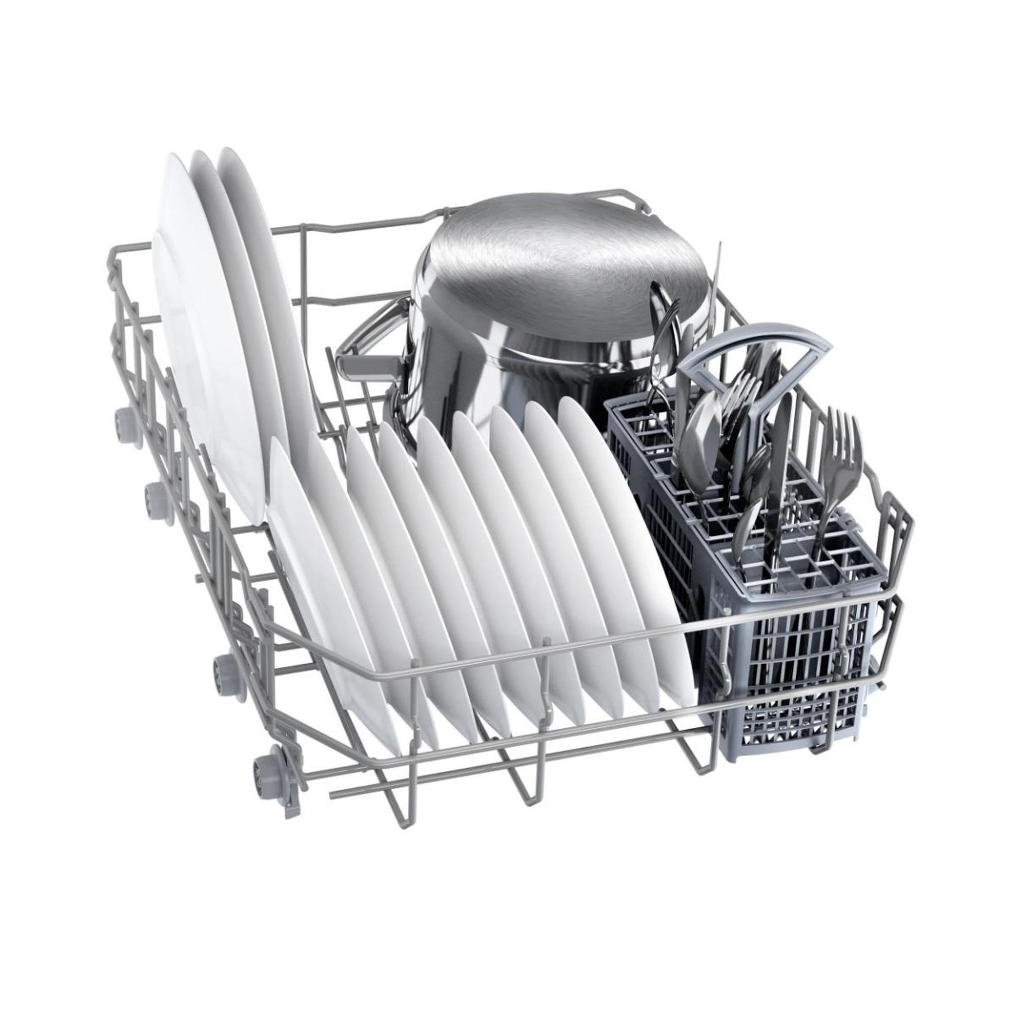Voir la diapositive 5 : BOSCH Lave-vaisselle 45cm 10 couverts 46db inox - sps2hki58e