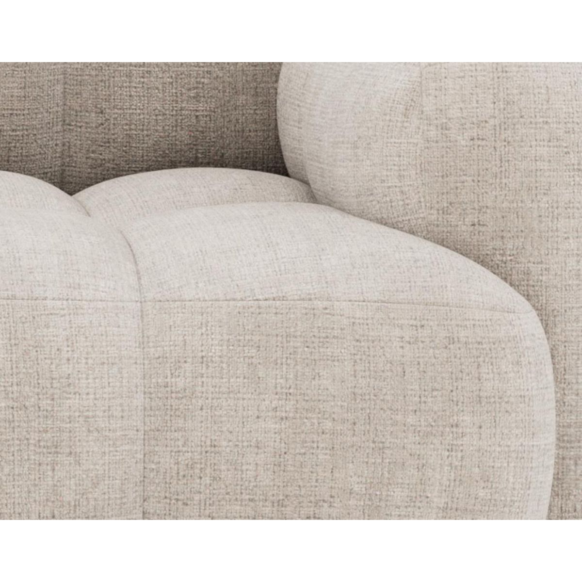 LISA DESIGN Grace - canapé modulable 3 places en velours texturé