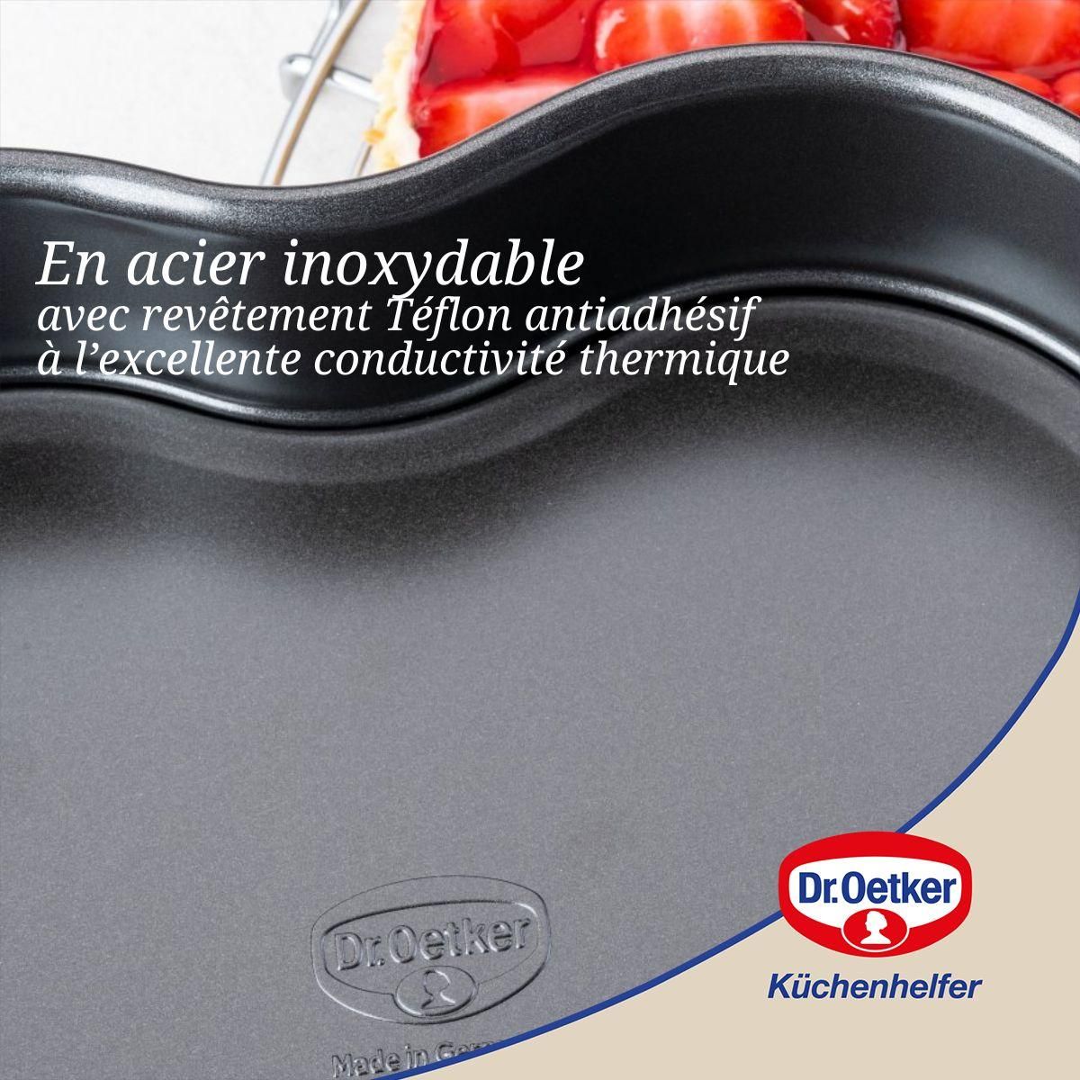 DR.OETKER Moule à charnière en forme de cœur 25 cm Dr. Oetker