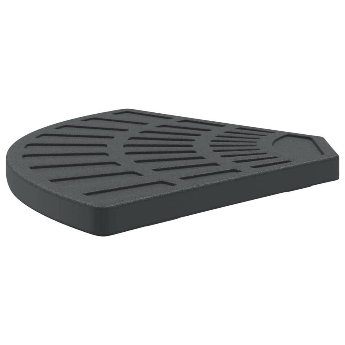 VIDAXL Poids de base de parasol et poignee pour parasols a pied croise