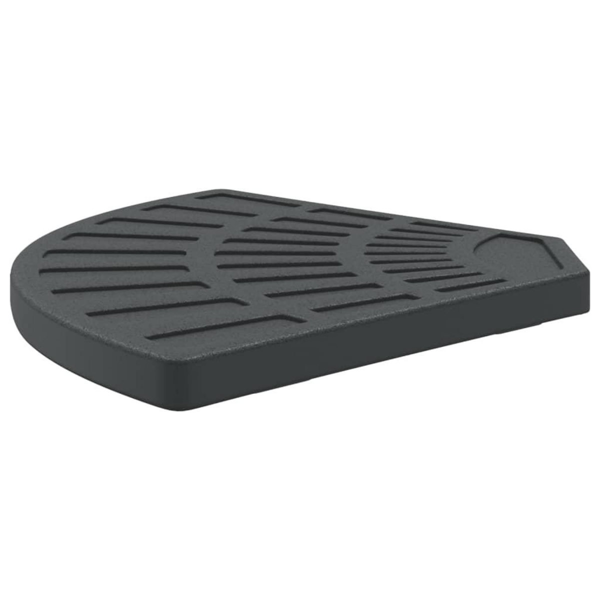 VIDAXL Poids de base de parasol et poignee pour parasols a pied croise