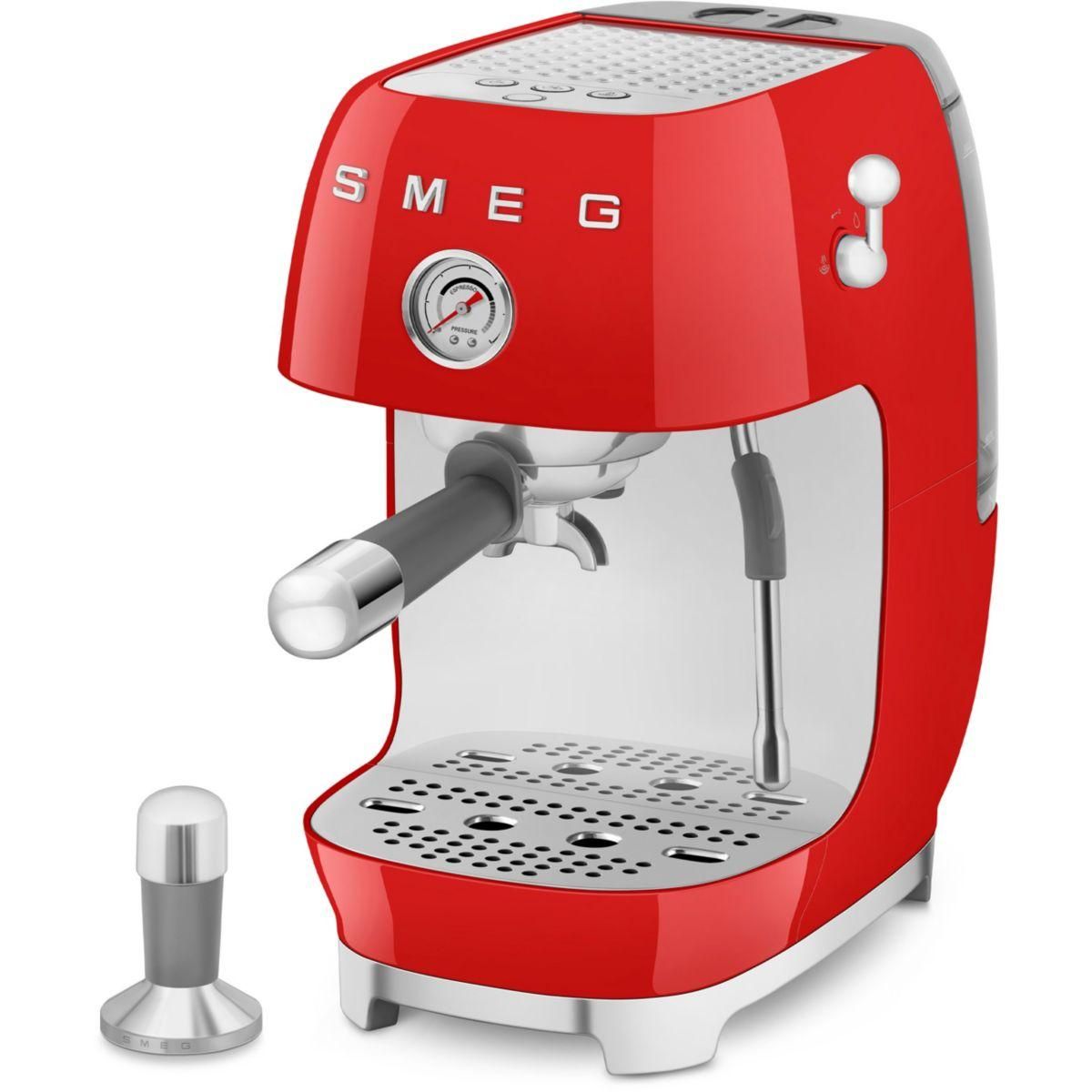 SMEG Machine à expresso ECF03RDEU + Cold Brew
