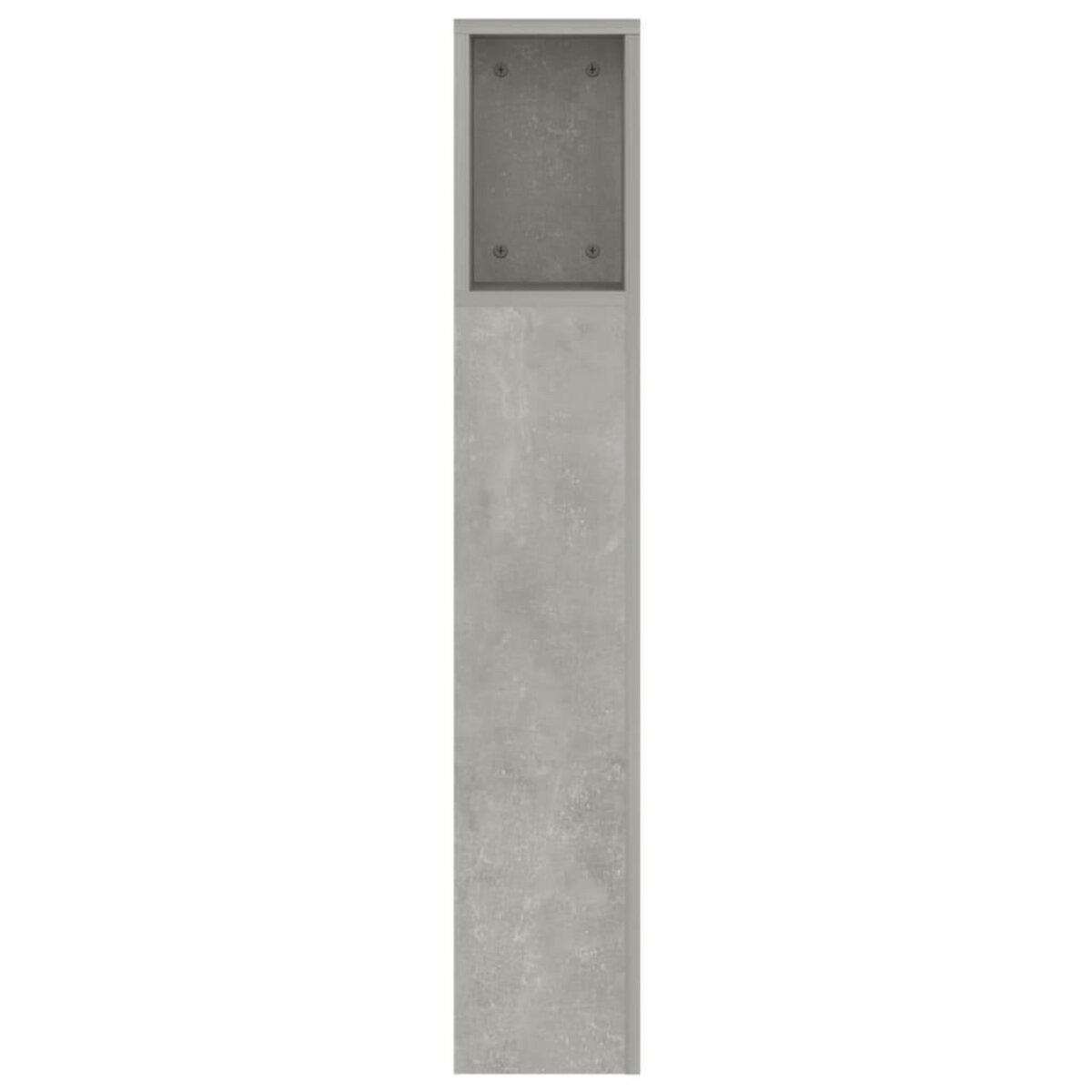 VIDAXL Armoire de tete de lit Gris beton 160x18,5x104,5 cm