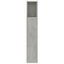 Voir la diapositive 5 : VIDAXL Armoire de tete de lit Gris beton 160x18,5x104,5 cm