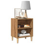 Voir la diapositive 1 : VIDAXL Tables de chevet 2 pcs chene artisanal 40x30x50 cm