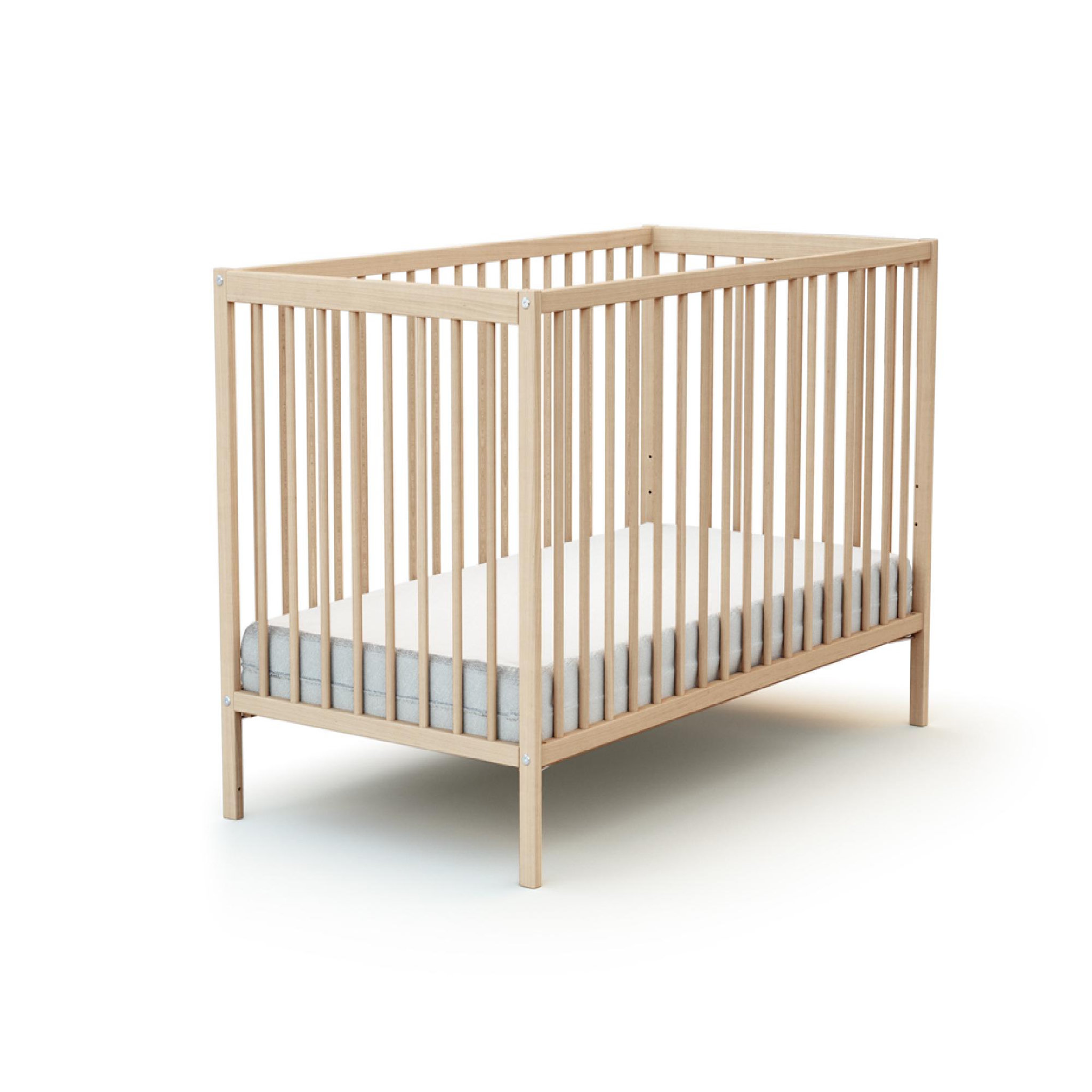 Voir la diapositive 1 : AT4 Lit bébé ESSENTIEL en bois