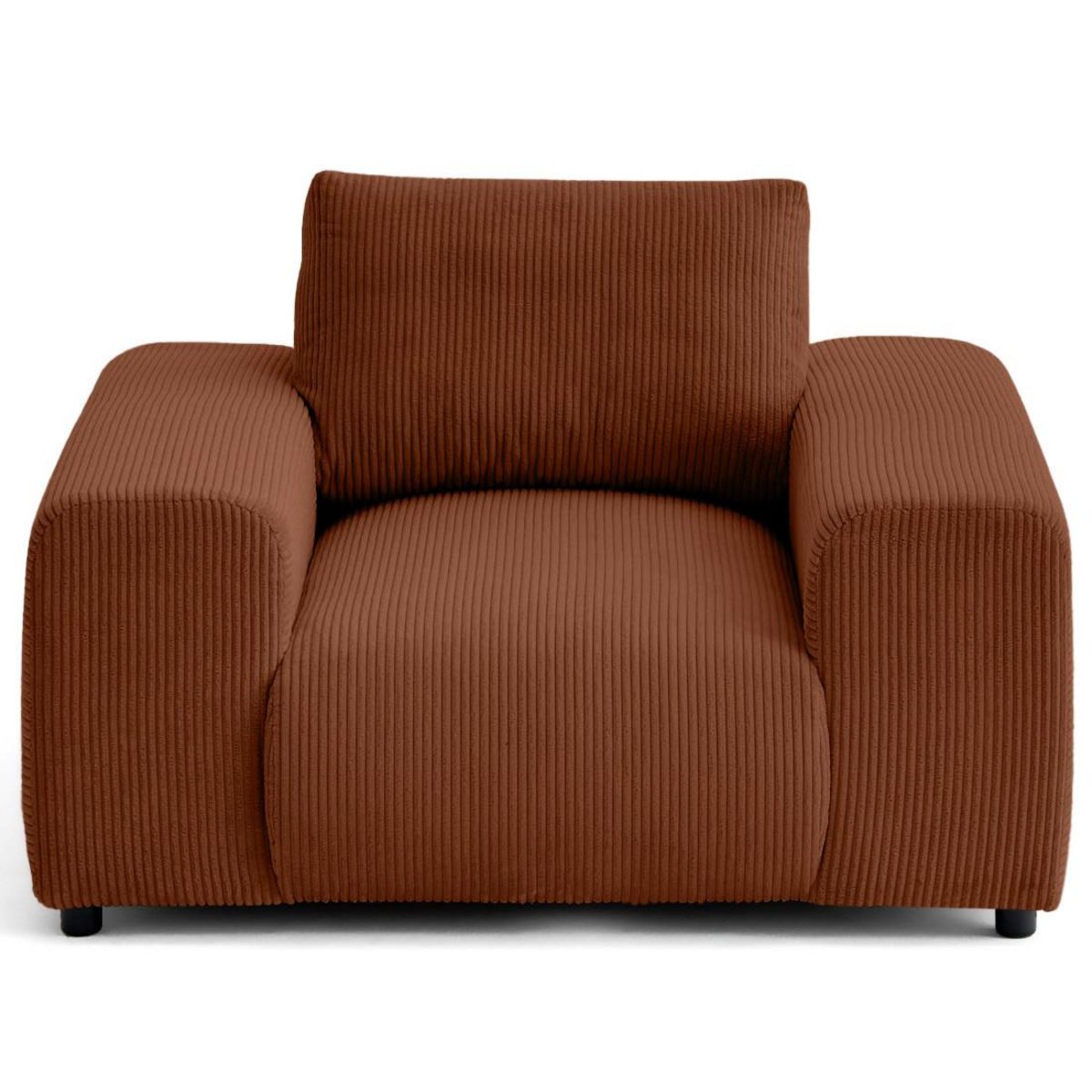 LISA DESIGN Garance - fauteuil en velours côtelé