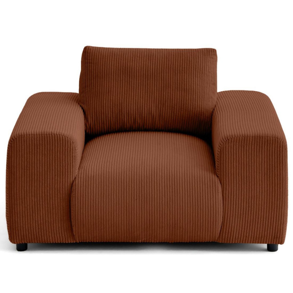 LISA DESIGN Garance - fauteuil en velours côtelé