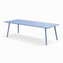 Voir la diapositive 1 : CONCEPT USINE Table de jardin 8-10 places 200cm bleu BERGAME