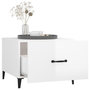Voir la diapositive 5 : VIDAXL Tables basses avec pieds metal 2 pcs Blanc brillant 50x50x40 cm