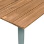 SWEEEK Table de jardin MARINGA bois et métal, 150cm