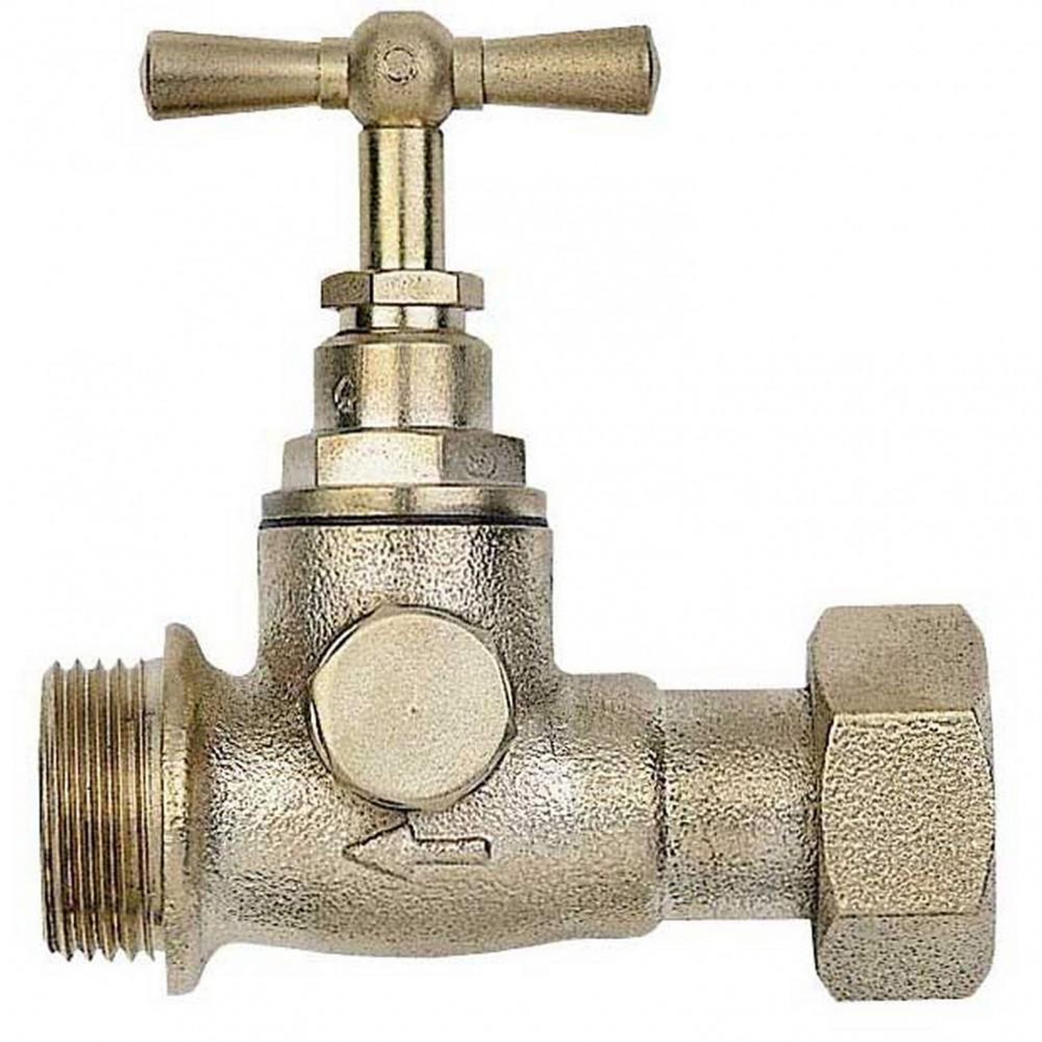 CENTRALE BRICO Robinet d'arrêt après compteur purgeur 2 bouchons mâle/femelle 20 x 27mm