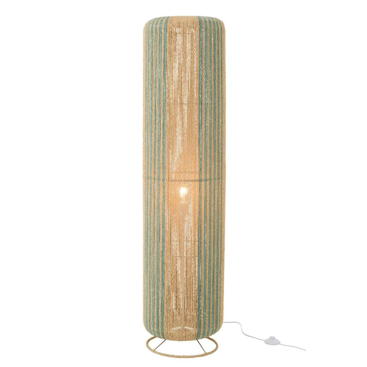 Paris Prix Lampadaire Corde  Chase  138cm Turquoise & Naturel