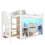 MERAX Lit mezzanine enfant. Coloris disponibles : Blanc, Noir
