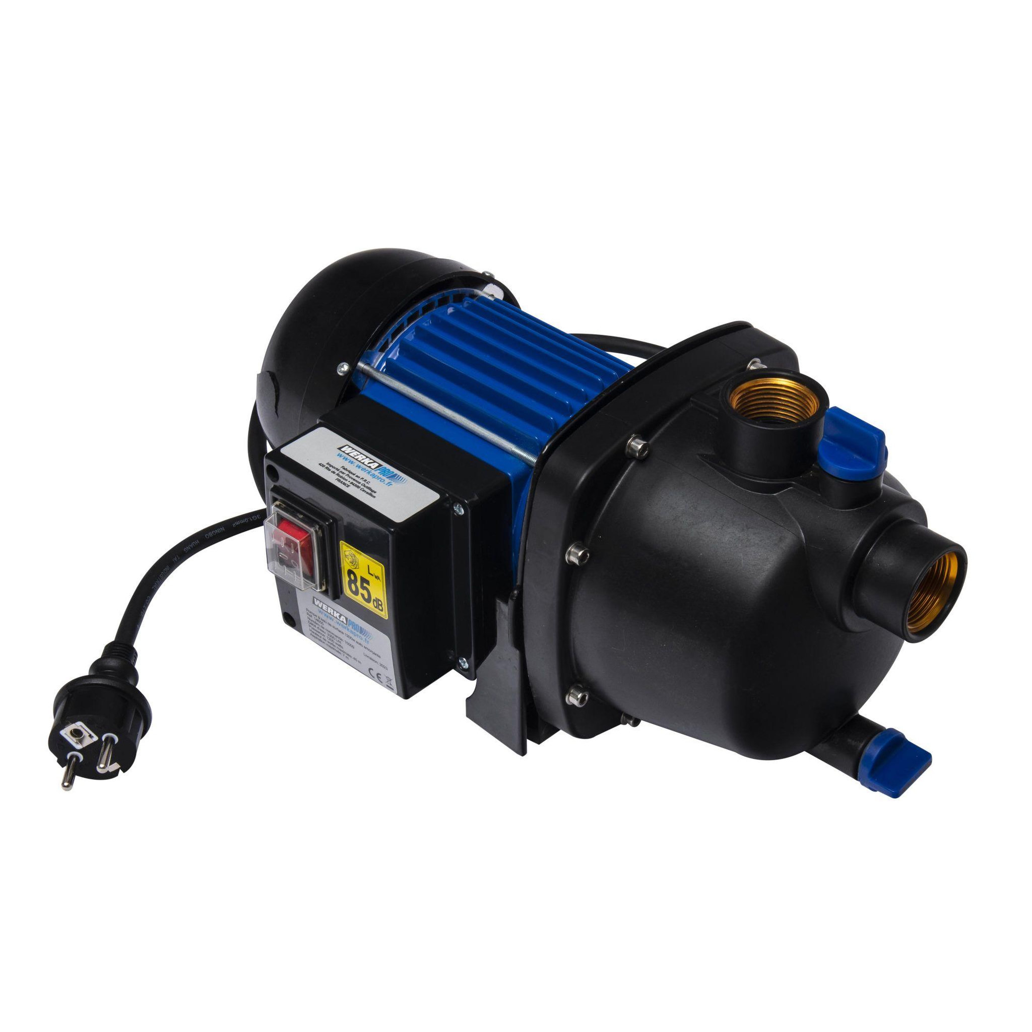 Voir la diapositive 2 : WERKAPRO Pompe à eau de surface 1200w WERKA PRO
