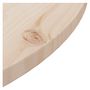 Voir la diapositive 4 : VIDAXL Dessus de table Ø70x2,5 cm Bois de pin massif