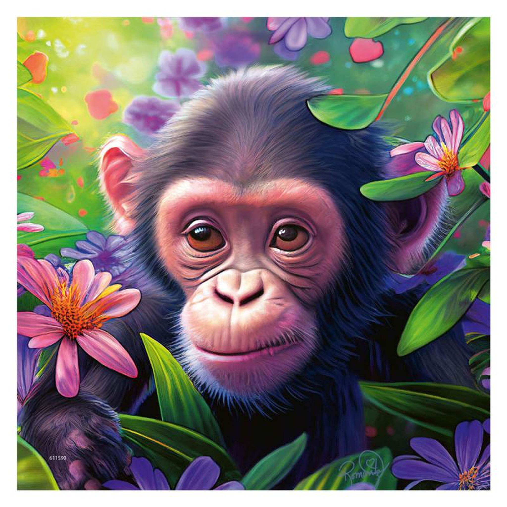Voir la diapositive 4 : RAVENSBURGER Ravensburger - Jigsaw puzzle Jungle Babies, 3x49pcs. 057351