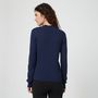 Voir la diapositive 2 : INEXTENSO Pull bleu marine femme