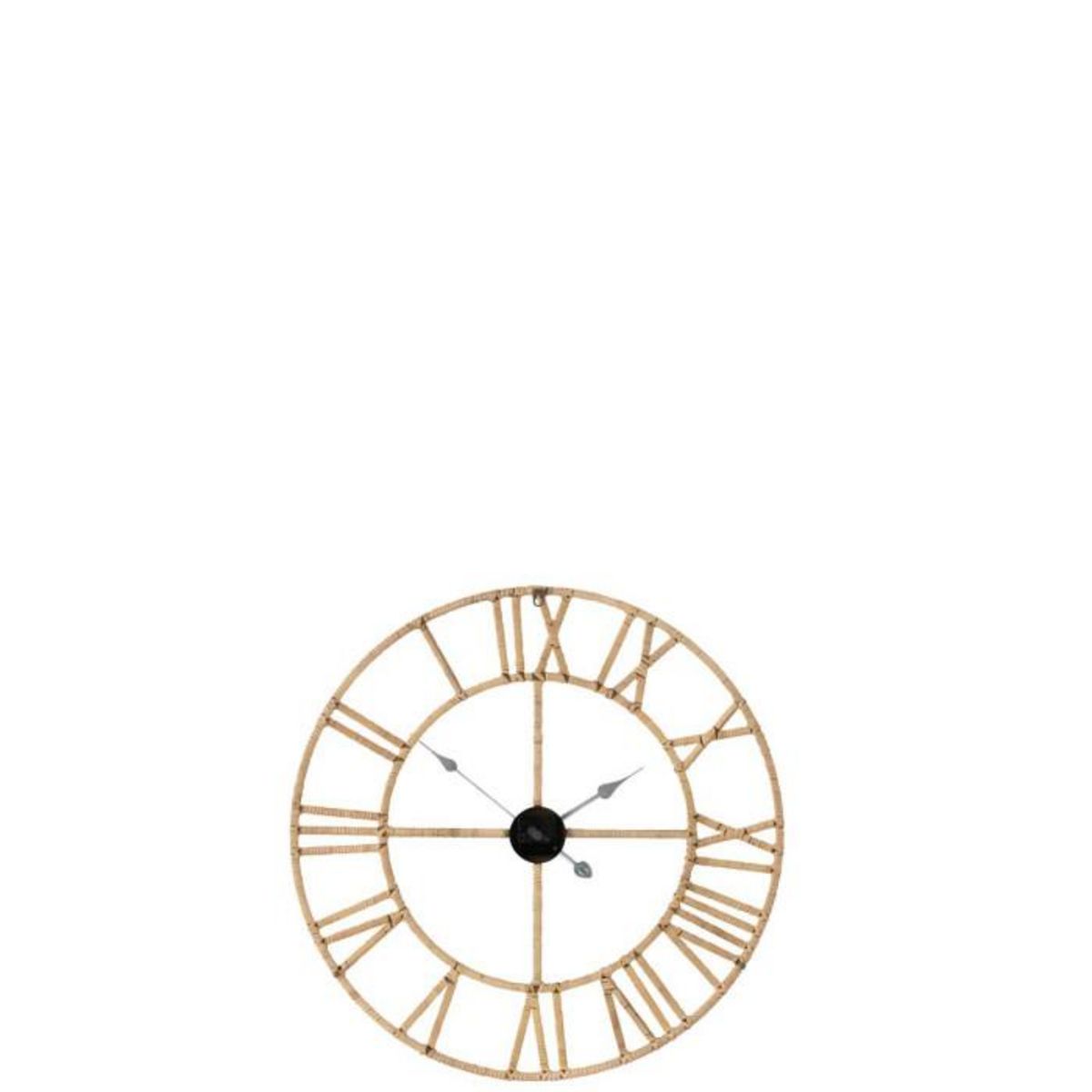 Paris Prix Horloge Murale en Rotin  Roman  70cm Naturel