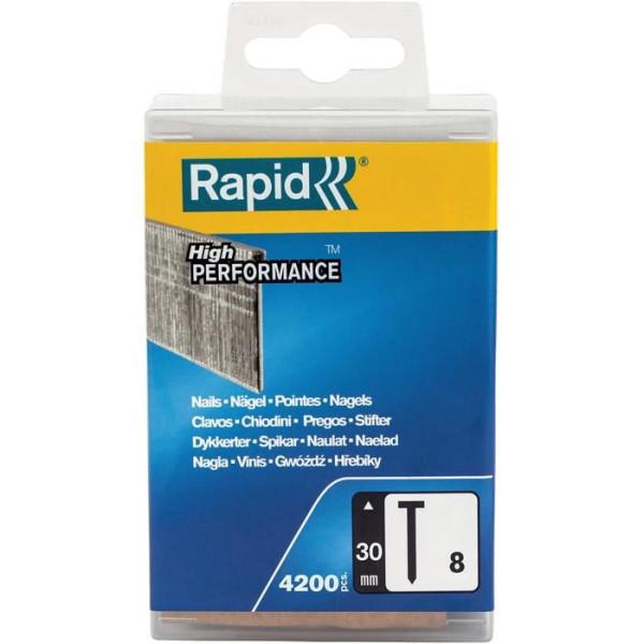 RAPID Pointe n°8 rapid agraf - rapid - 30mm - gris - pour la menuiserie