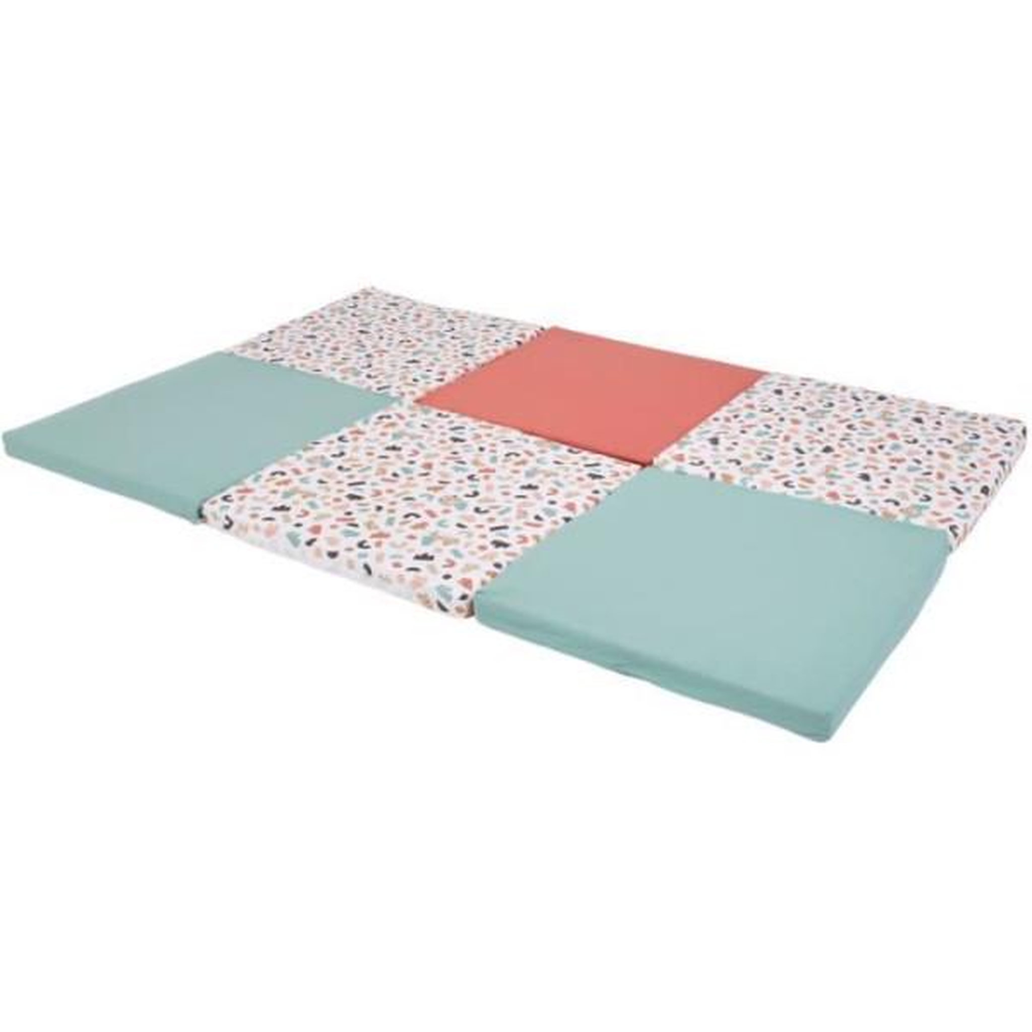 Voir la diapositive 2 : TINEO Maxi tapis d'éveil Malin - TINEO - Tapis évolutif 5-en-1 - 180 x 120 cm - Géométrique / Animaux rigolos