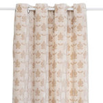 ATMOSPHERA Rideau Jacquard en Velours  Luna  140x260cm Beige Lin