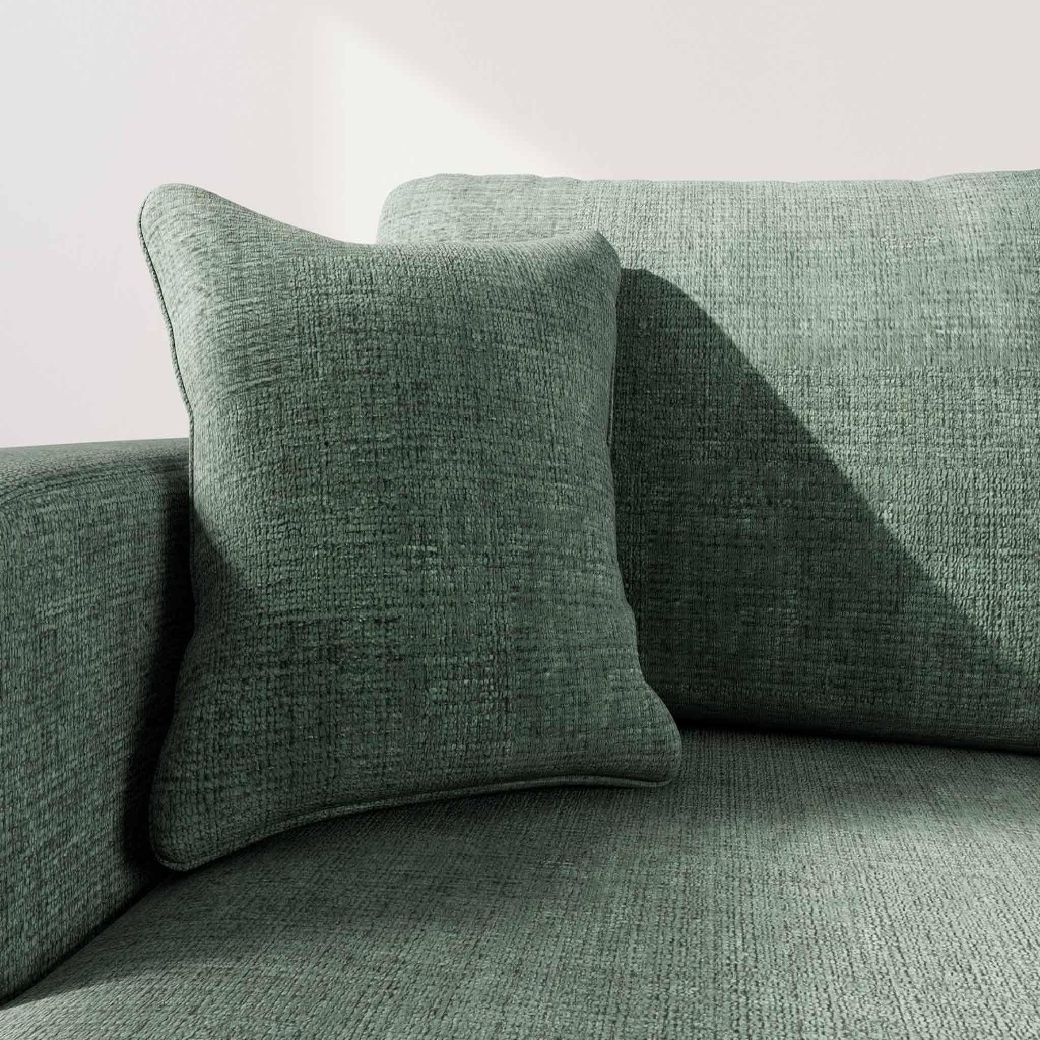 Voir la diapositive 4 : BEST MOBILIER Miro - canapé d'angle gauche 4 places convertible avec coffre en velours texturé