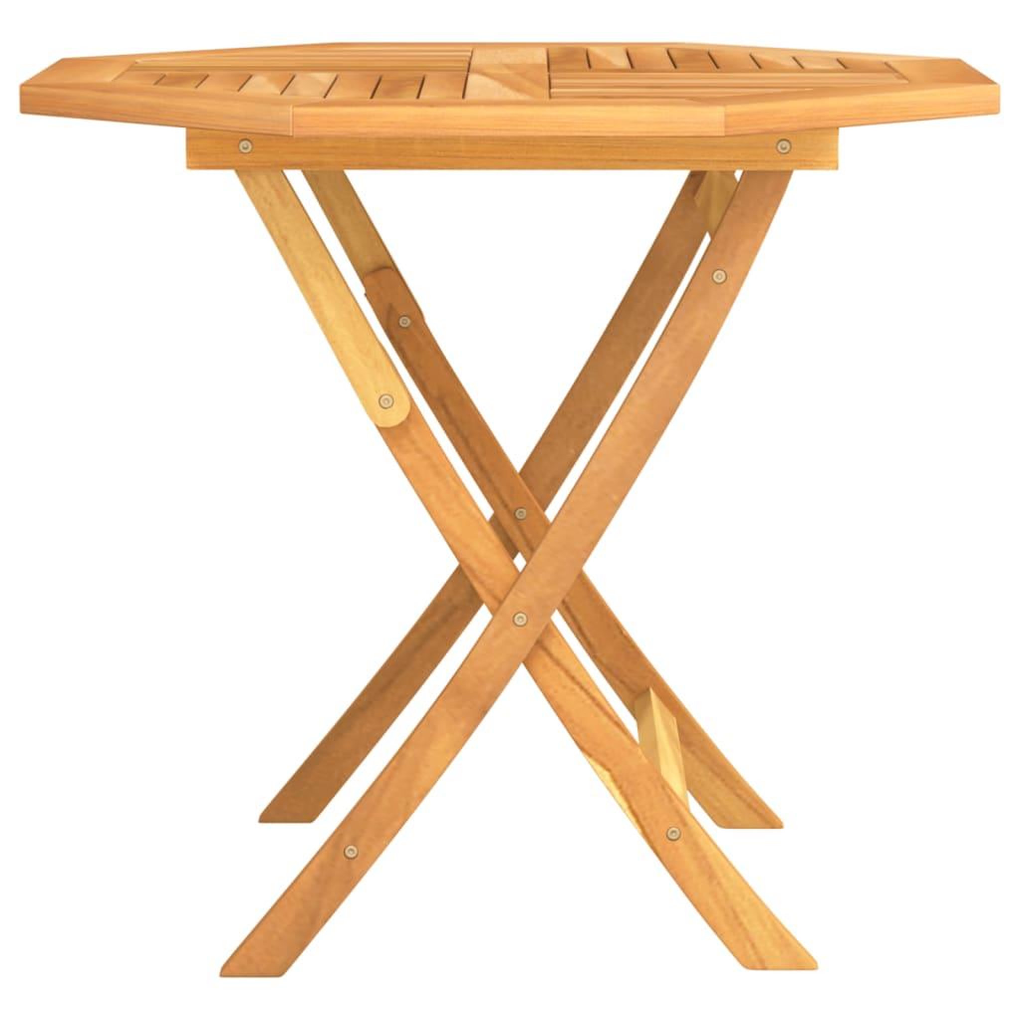 Voir la diapositive 4 : VIDAXL Table pliable de jardin 85x85x76 cm Bois de teck solide