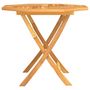 Voir la diapositive 4 : VIDAXL Table pliable de jardin 85x85x76 cm Bois de teck solide
