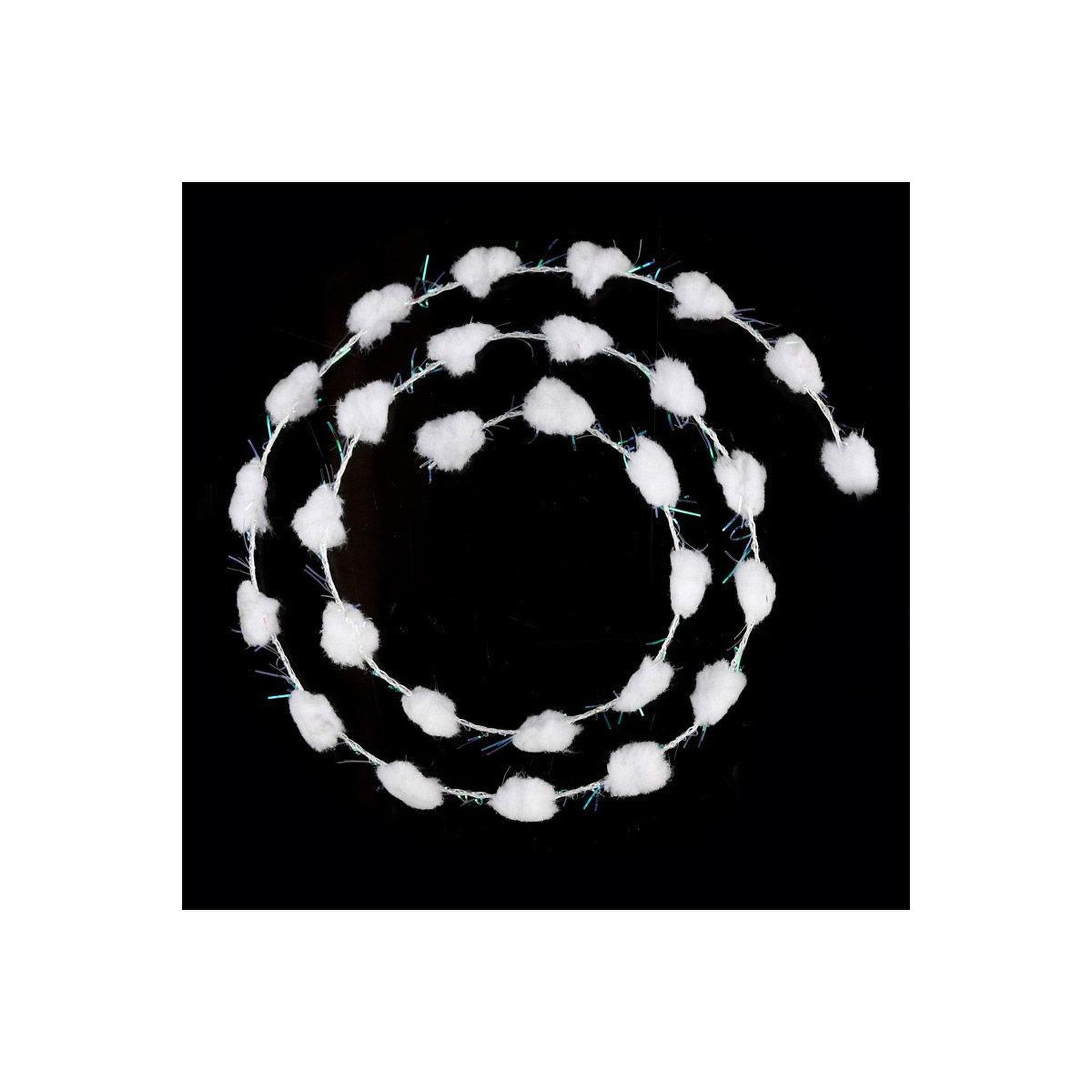 Voir la diapositive 3 : FEERIC LIGHT & CHRISTMAS Guirlande de noël mini boules  polaire  252cm blanc