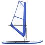 Voir la diapositive 2 : VIDAXL Ensemble de planche SUP gonflable avec voile Bleu et blanc