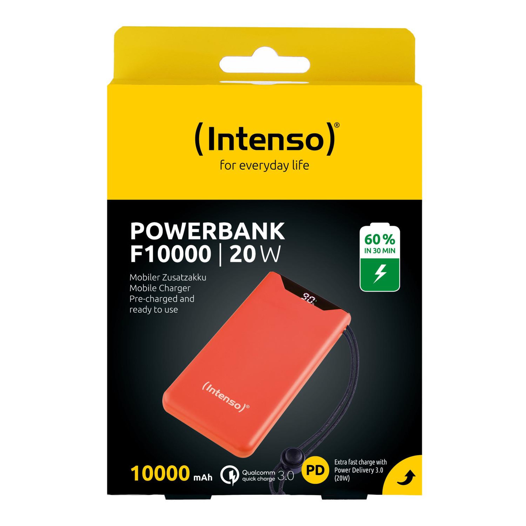 Voir la diapositive 3 : Intenso Intenso 7332038 banque d'alimentation électrique Lithium Polymère (LiPo) 10000 mAh Orange