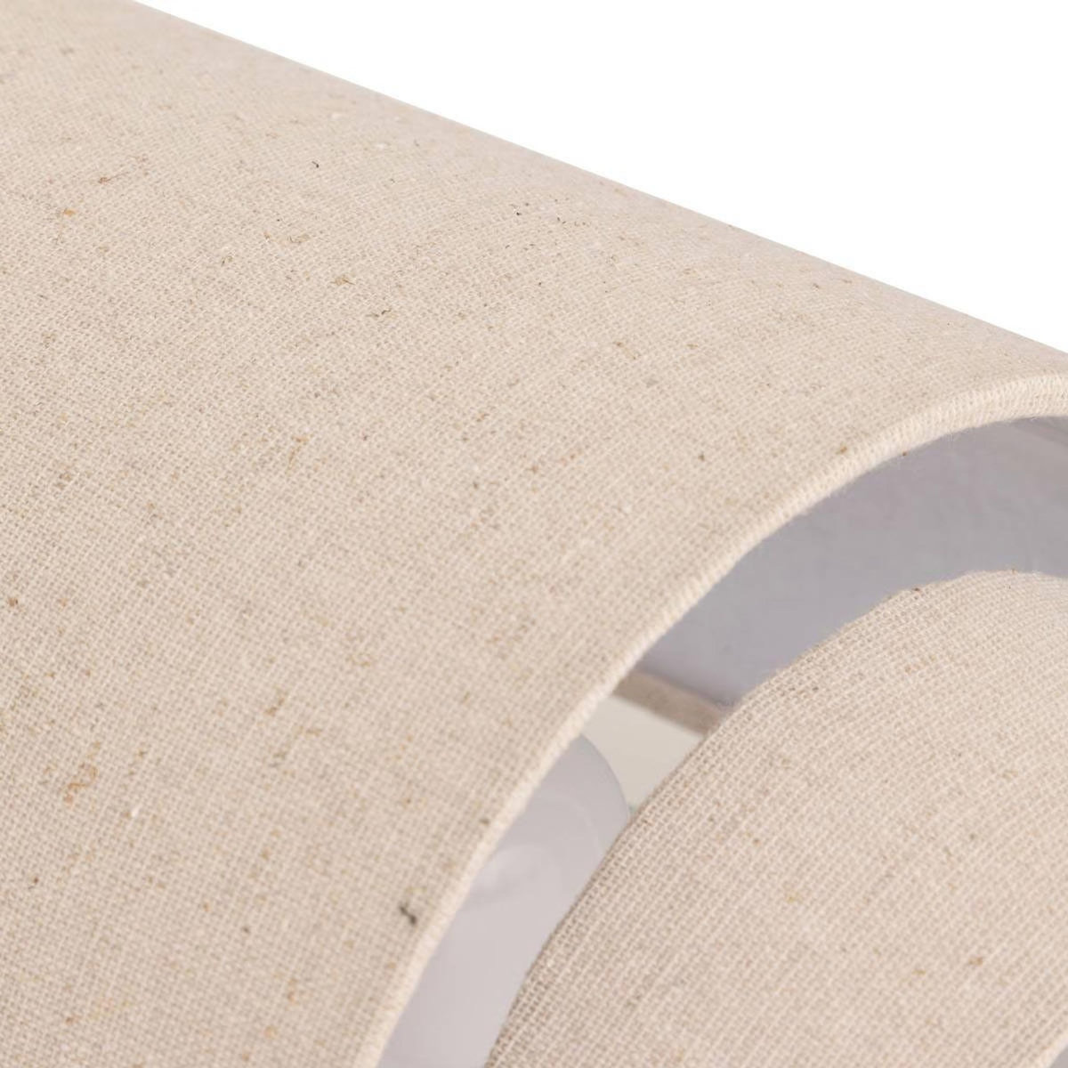 ATMOSPHERA Applique Murale en Lin  Nahel  27cm Beige