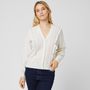 Voir la diapositive 1 : INEXTENSO Gilet à volants blanc femme